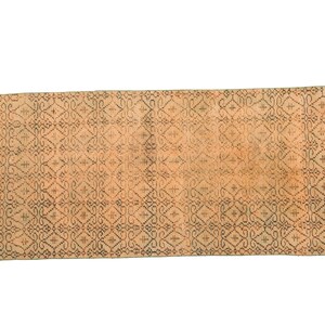 traditional rug, ikat rug, gallery rug, farmhouse rug, entryway rug, turkish vintage rug, ethnic rug, vintage rug, 2.7x6ft, cool rug