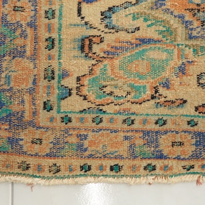 Rug With Flowers, Sustainable Area Rug, Preppy Rug, Handmade Turkish ...