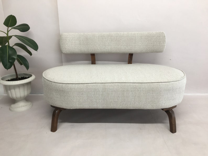 Linen Upholstered 2 Seater Sofa, Handmade Couch, Living Room Couch, Soft Armchair, Sitting Couch, Porch Furniture