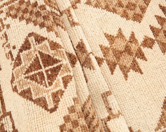 stair treads rug, sustainable wool rug, herki rug, aisle runner rug, handmade rug, turkish vintage rug, 2.7x13.5 ft, foyer rug, DC 4426