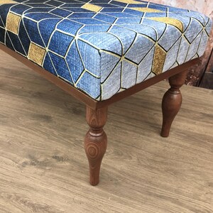 Bench for entry, Ottoman bench, Piano bench, Upholstered bench, Desk bench, Retro bench, Dining bench, Footstool bench, Handmade furniture