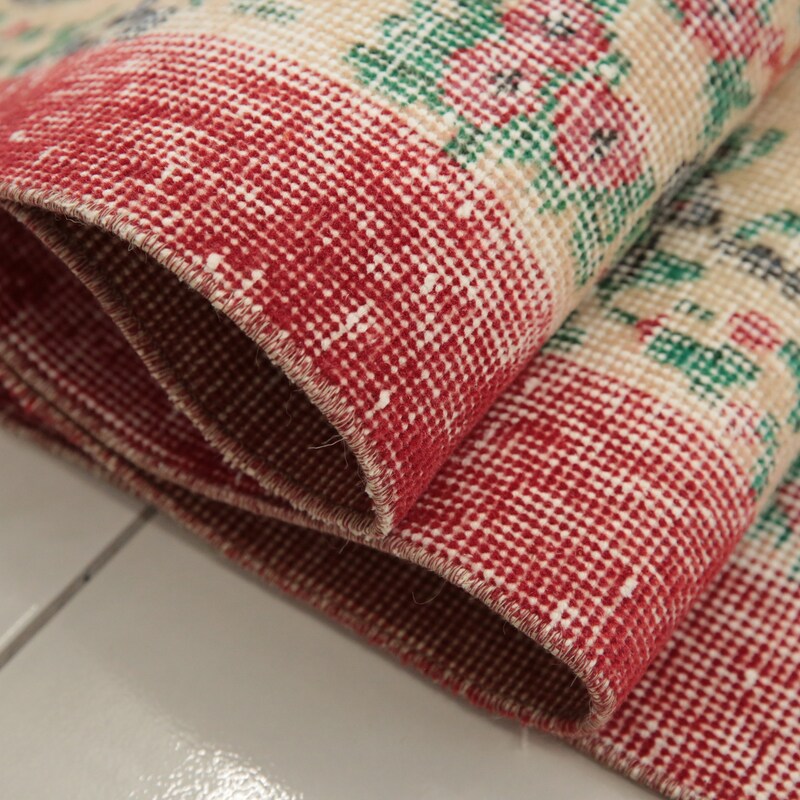 Rug With Roses - Etsy