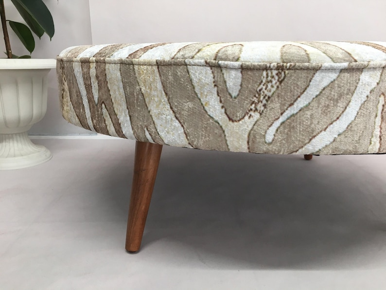 Coffee table, Wood work table, Durable table, Upholstered ottoman, Zebra bench, Retro table, Bohemian bench, Nesting table, DCY 490 Nutbrown
