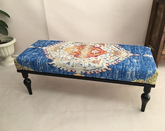 Hallway bench, Boho piano bench, Bedroom bench, Office bench, Housewarming bench, Sitting bench, Entry bench, Footstool bench, Coffee bench