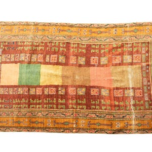 genuine area rug, traditional rug, soft textured rug, turkish vintage rug, nook rug, 4.4x6.6 ft, fireplace rug, hanging rug, DC 6645