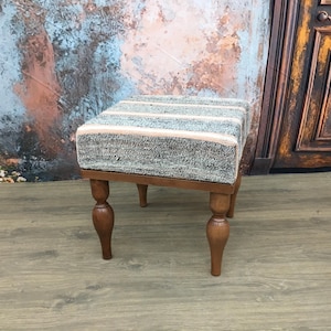 Kilim ottoman bench, Bean bag bench, Boot bench, Manicure stool, Mudroom bench, Keyboard bench, Camping stool, Shoe bench, DCB 45x45 30