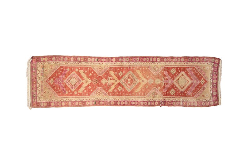 shaggy runner rug, fringed rug, living room runner, herki runner rug, ethnic rug, primitive rug, hand knotted rug, 2.8 x 10.6 ft, DC 6471