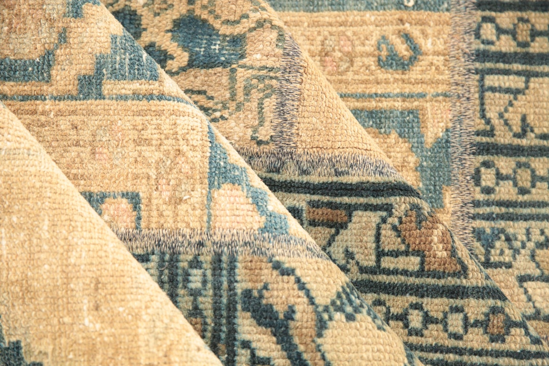 プレッピーラグ、アンティークウシャクラグ、ペットフレンドリーラグ