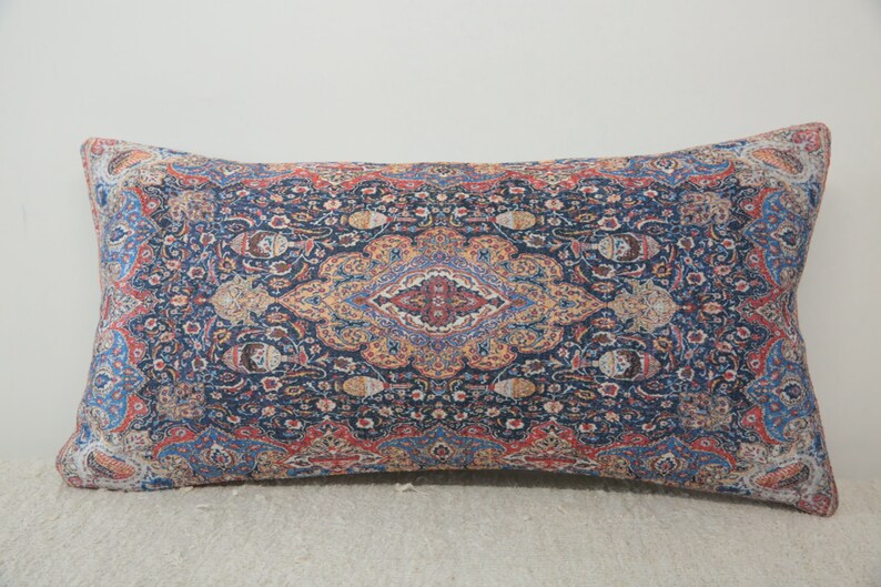 Floral pillow, Couch cushion, Throw pillow cover, Pastoral pillow, Coastal pillow, Gift pillow cover, Textured pillow, Boho pillow,