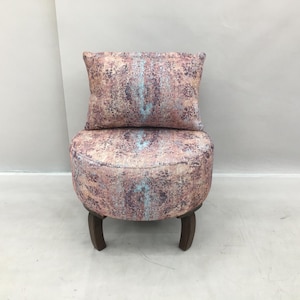 Low Barrel Chair, Lounge Chair, Upholstered Chair, Corner Chair, Cocktail Chair, Luxury Chair, Lobby Chair, Cozy Vanity Chair, DCP 397
