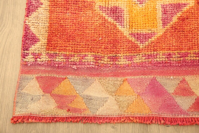handmade vintage rug, oushak wool rug, bohemian rug, kitchen rug, stair mat, 2.9 x 11.6 ft, soft herki rug, boho decor rug, DC 122