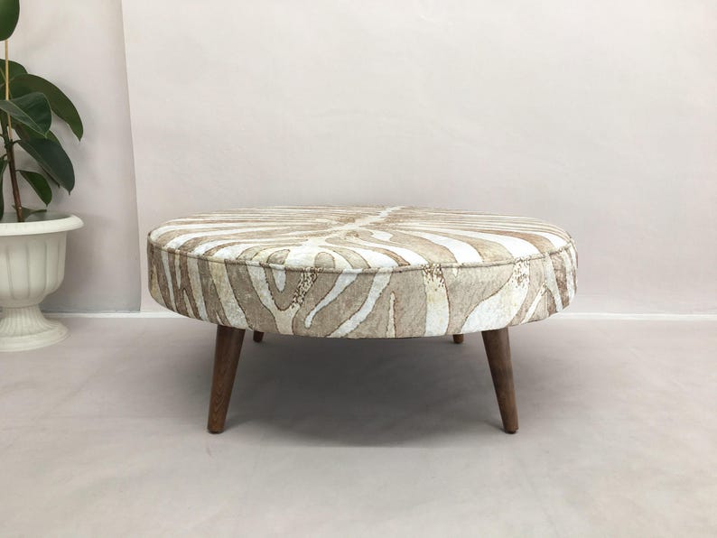 Coffee table, Wood work table, Durable table, Upholstered ottoman, Zebra bench, Retro table, Bohemian bench, Nesting table, DCY 490 Walnut