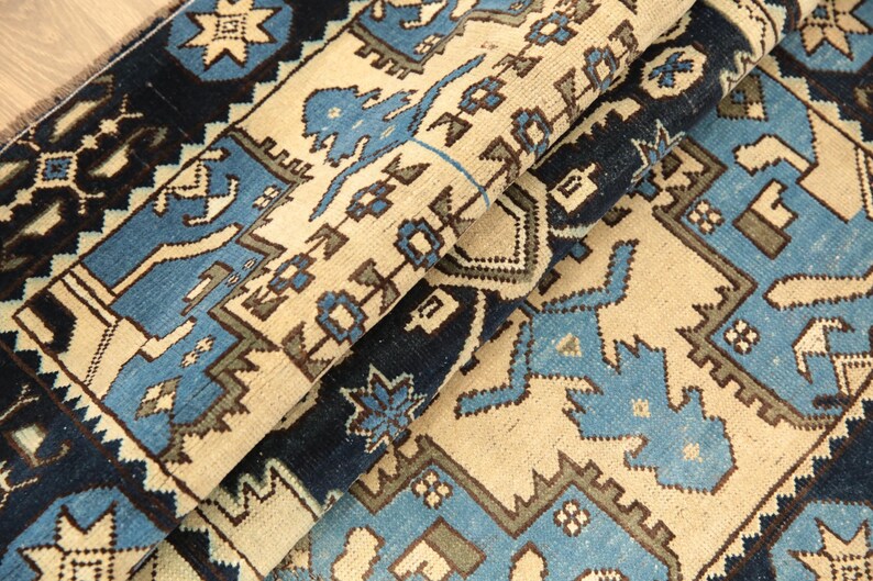 Pastel Color Rug, Authentic Rug, Ethnic Rug, Oriental Oushak Rug