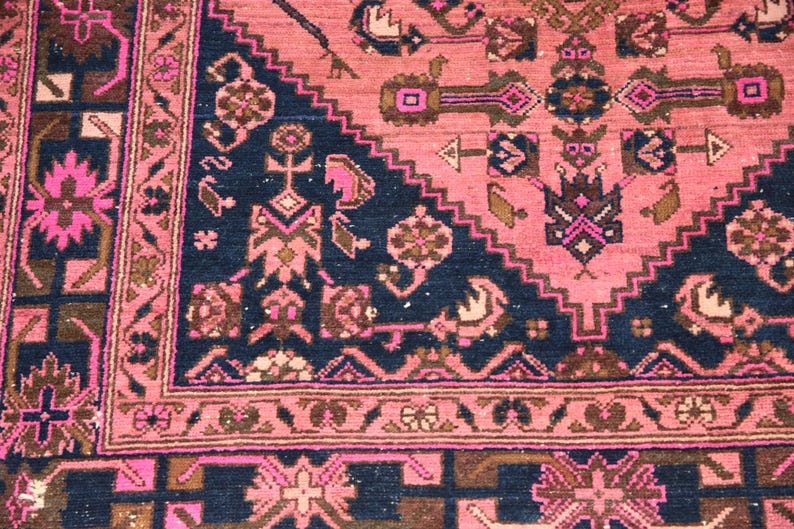 Adorable Rug, Blush Pink Rug, Retro Rug, Rare Find Rug, Turkish