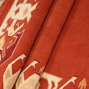 burnt orange rug, bordered rug, new looking rug, excellent runner rug, vintage rug, cultural decor rug, 2.9x9.3 ft, nomadic rug, DC 7169