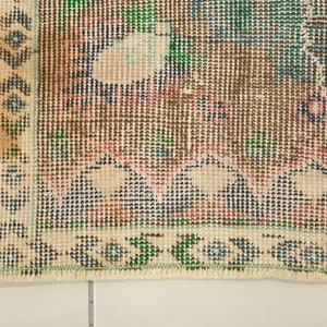 Antique Oushak Rug, Pastoral Rug, Bohemian Rug, Pastel Turkish Rug ...