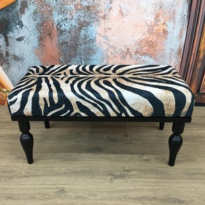 Handmade Bench, Wood Work Bench, Ottoman, Gift for Her, Dining Bench, Turkish Rug Bench, Sitting Bench, Coffee Bench, Piano Bench