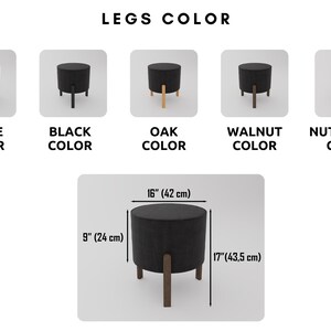 Round stool, Bean bag ottoman, Footrest stool, Sofa stool, Padded stool,  Comfortable stool, Wood work bench, Upholstered bench, Low stool