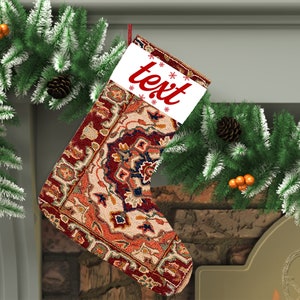 high quality santa socks, chenille woven stocking, hanging stocking, christmas tree stocking, party socks, fireplace decoration, DC 4464