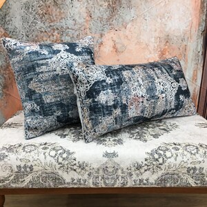 Home decor pillow, Aesthetic pillow, Damask pillow, Oriental pillow, Retro pillow cover, Floor pillow, Throw pillow, Couch pillow, DCP 4680