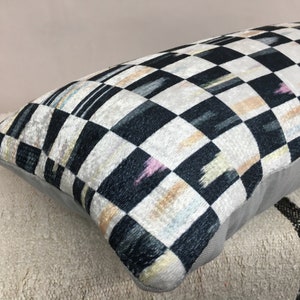 Check pillow cover, Retro pillow, Modern pillow, Hotel pillows, Euro sham cover, Pillow for bed, Farmhouse pillow, Sofa pillowcase, DCP 5045