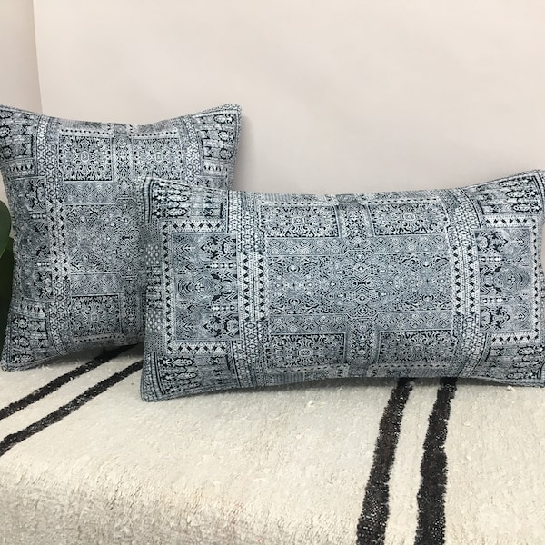 Ethnic pillows, Euro sham cover, Couch cushion, 12x24 inches, Lumbar pillow, Body pillow case, Accent pillow, Boho decor pillow, DCP 4131