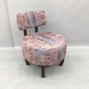 Low Barrel Chair, Lounge Chair, Upholstered Chair, Corner Chair, Cocktail Chair, Luxury Chair, Lobby Chair, Cozy Vanity Chair, DCP 397
