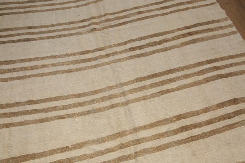 Flatwoven Rug, Rugs for Living Room, Eco Friendly Rug, Hemp Kilim Rug