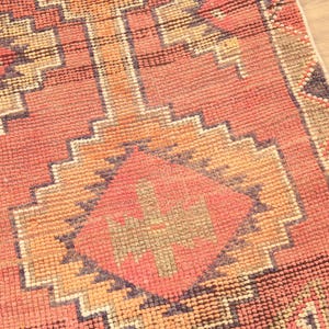 long rug, area runner rug, neutral rug, herki runner rug, wool rug, collector rug, nomadic rug, sustainable rug, 2.8 x 9.5 ft, DC 6444 image 4