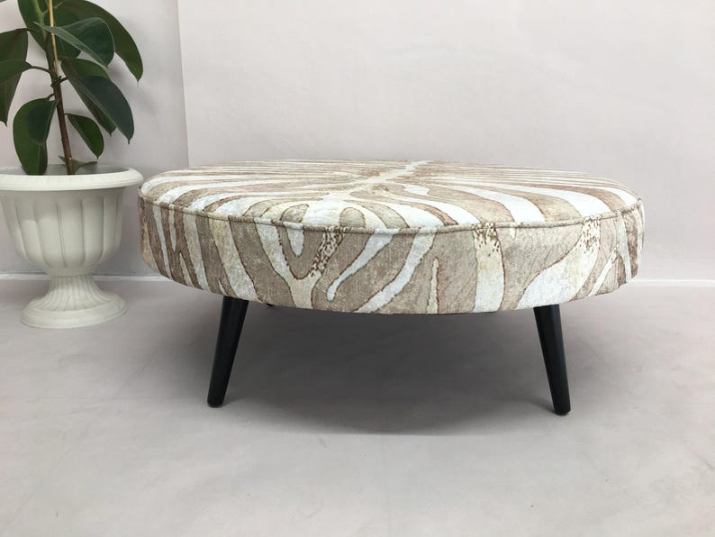 Coffee table, Wood work table, Durable table, Upholstered ottoman, Zebra bench, Retro table, Bohemian bench, Nesting table, DCY 490 Black