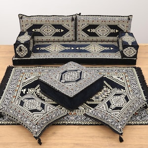 Arabic Floor Seating, Majlis Seating Set, Arabic Style Set, Floor Seating Sofa, Oriental Sofa Set, Turkish Floor Sofa, Moroccan Majlis