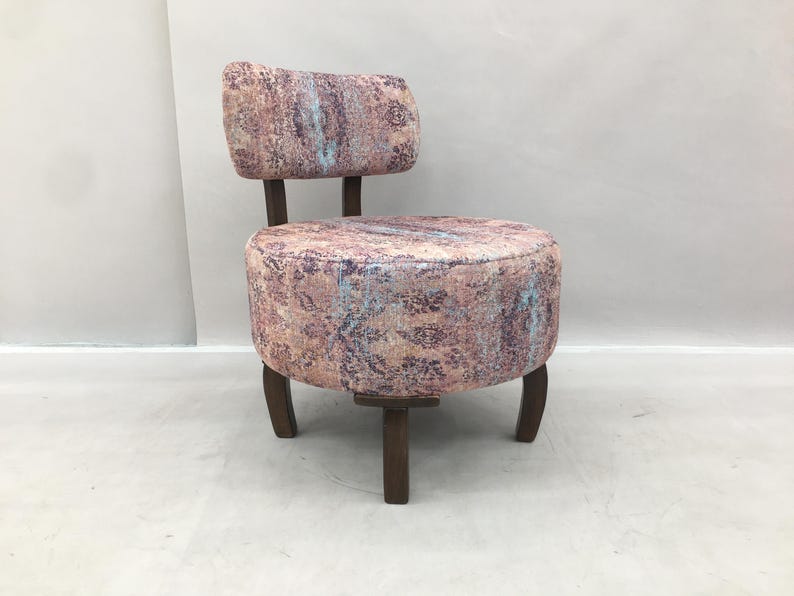 Low Barrel Chair, Lounge Chair, Upholstered Chair, Corner Chair, Cocktail Chair, Luxury Chair, Lobby Chair, Cozy Vanity Chair, DCP 397