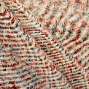 distressed rug, handmade oushak rug, ethnic rug, antique rug, figurative rug, vintage turkish rug, 5.6x8.6 ft, family room rug, DC 4605