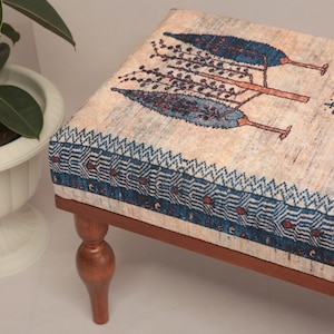 Bench for bedroom, Window bench, Farmhouse bench, Hallway bench, Footstool ottoman, Boho piano bench, Entry bench, Handmade furniture