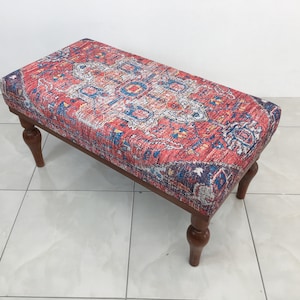 Hallway bench, Boho piano bench, Bedroom bench, Office bench, Housewarming bench, Sitting bench, Entry bench, Footstool bench, Coffee bench