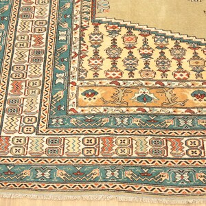 handmade wool rug, sage green rug, aesthetic rug, vintage rug, hipster rug, sustainable area rug, large turkish rug, 8.1x11.5 ft, DC 6563