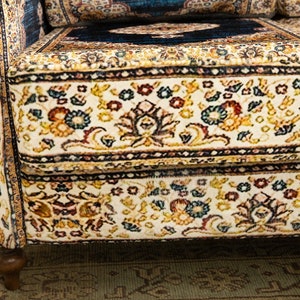 Loveseat sofa, 2 seater sofa, Bohemian sofa, Upholstered couch, Living room sofa, Single sofa, Lazy loveseat, Twin sofa, Bench with back