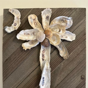 South Carolina Palmetto Moon Oyster Shell Wall Art