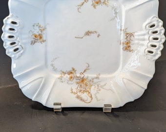 Vintage Leonard Vienna Austria Laced Edge Plate