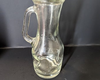 Vintage Glass Syrup Pitcher
