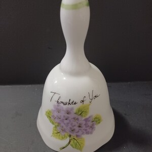 Vintage Ceramic Thoughts of You Bell
