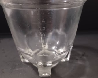 Antique 1930s Depression Glass Beater Jar