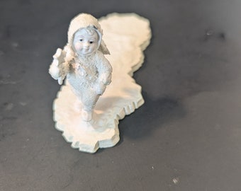 Vintage Snowbabies D56 kerstbeeldje