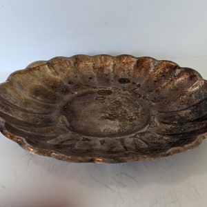 Vintage Reed and Barton 113 Holiday Scalloped Serving Dish