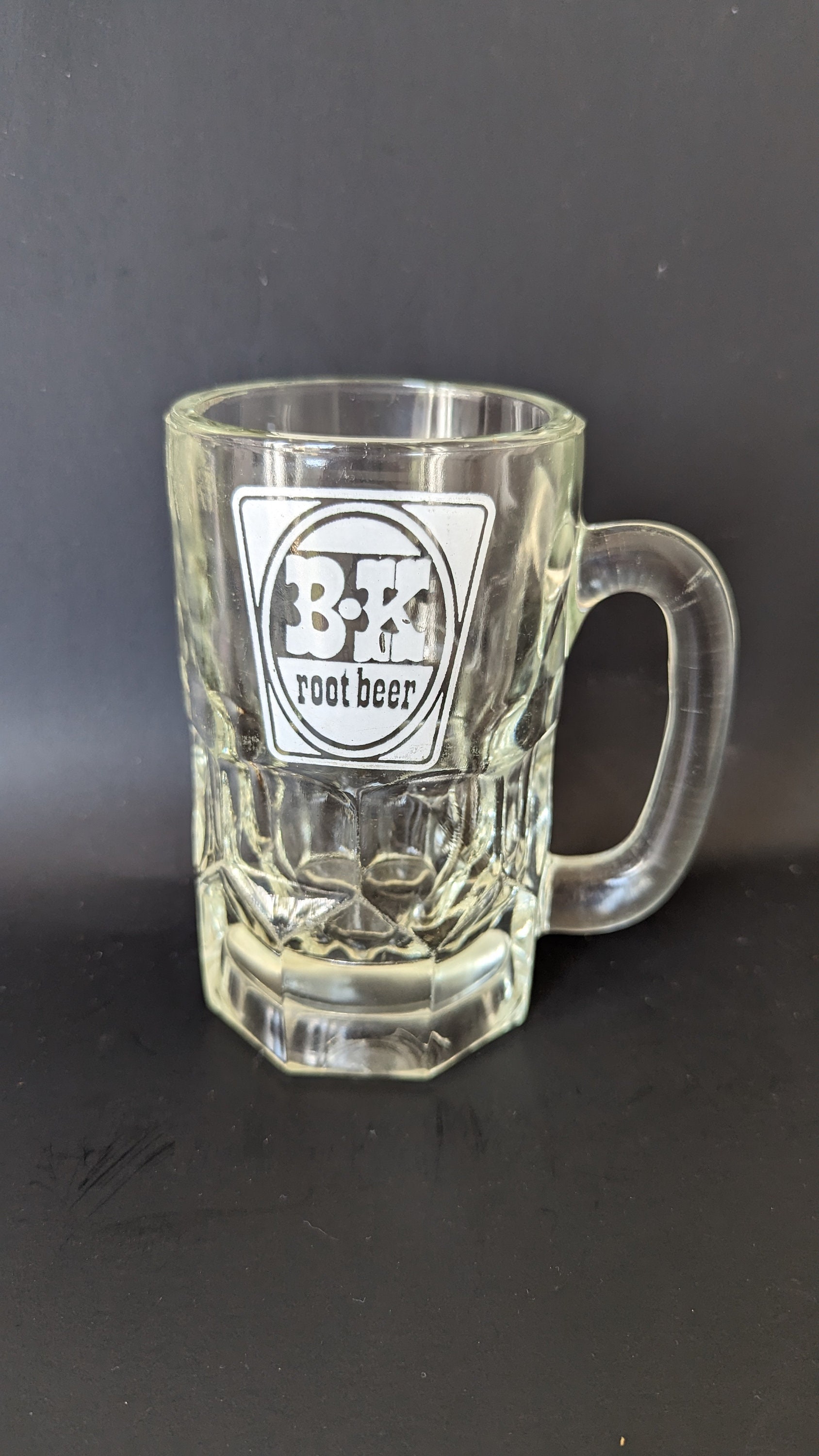 Vintage Heavy Thick Glass BK Root Beer Mug - Etsy
