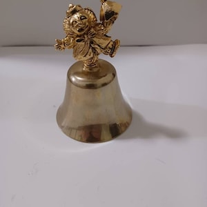 Vintage Pewter Brass Hobo Clown Bell
