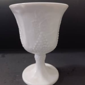 Vintage Kolonie Ernte Milch Glas