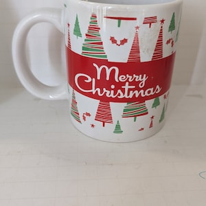 Ceramic Merry Christmas Coffee Cup
