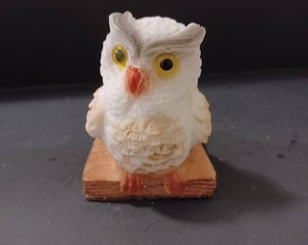 ヴィンテージ アラバスター フクロウの置物 - Etsy 日本