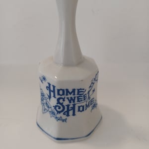 Vintage Ceramic Home Sweet Home Bell